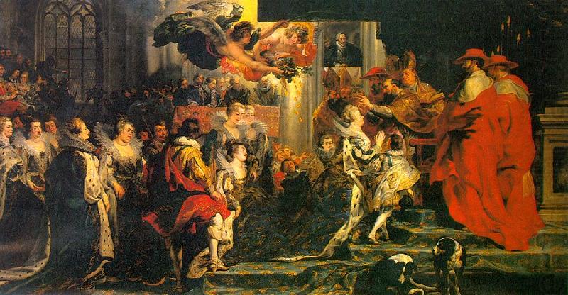 The Coronation of Marie de Medici, Peter Paul Rubens